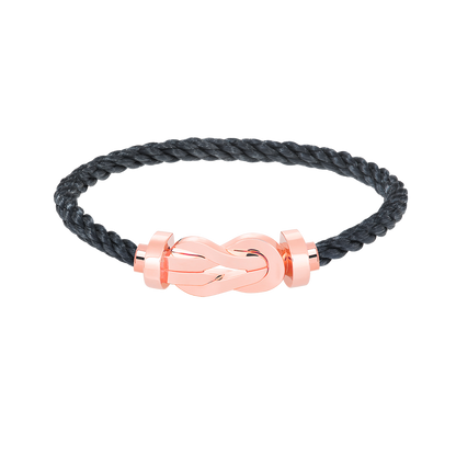 [Royal]CHANCE LARGE 8 FIGURE BUCKLE NO DIAMOND BRACELET ROSE GOLD