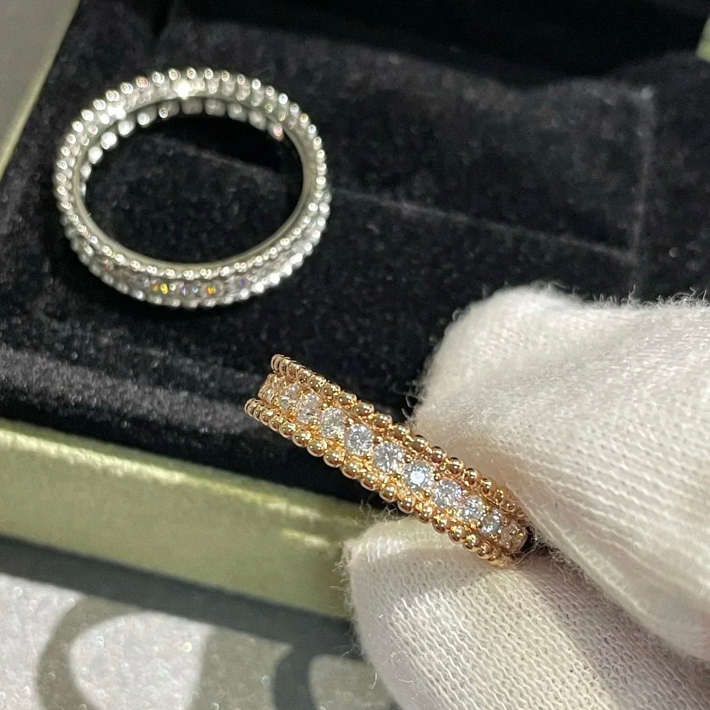 [Royal]PERLEE DIAMOND ROSE GOLD RING