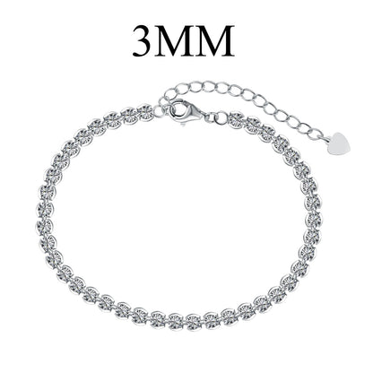 [Royal]Ornate  Sparkling Round Cut Daily Bracelet