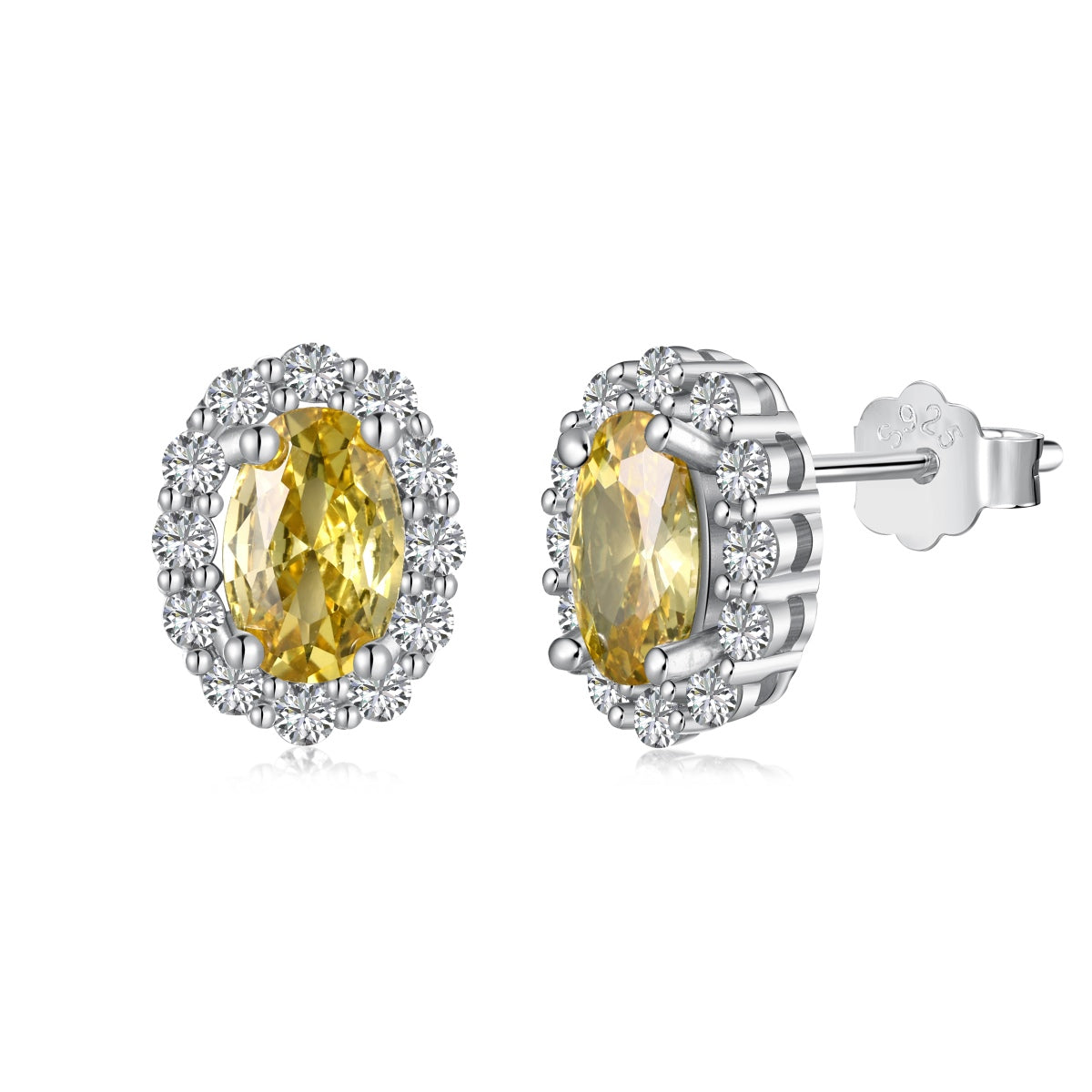 [Royal]Delicate Unique Oval Cut Daily Earrings