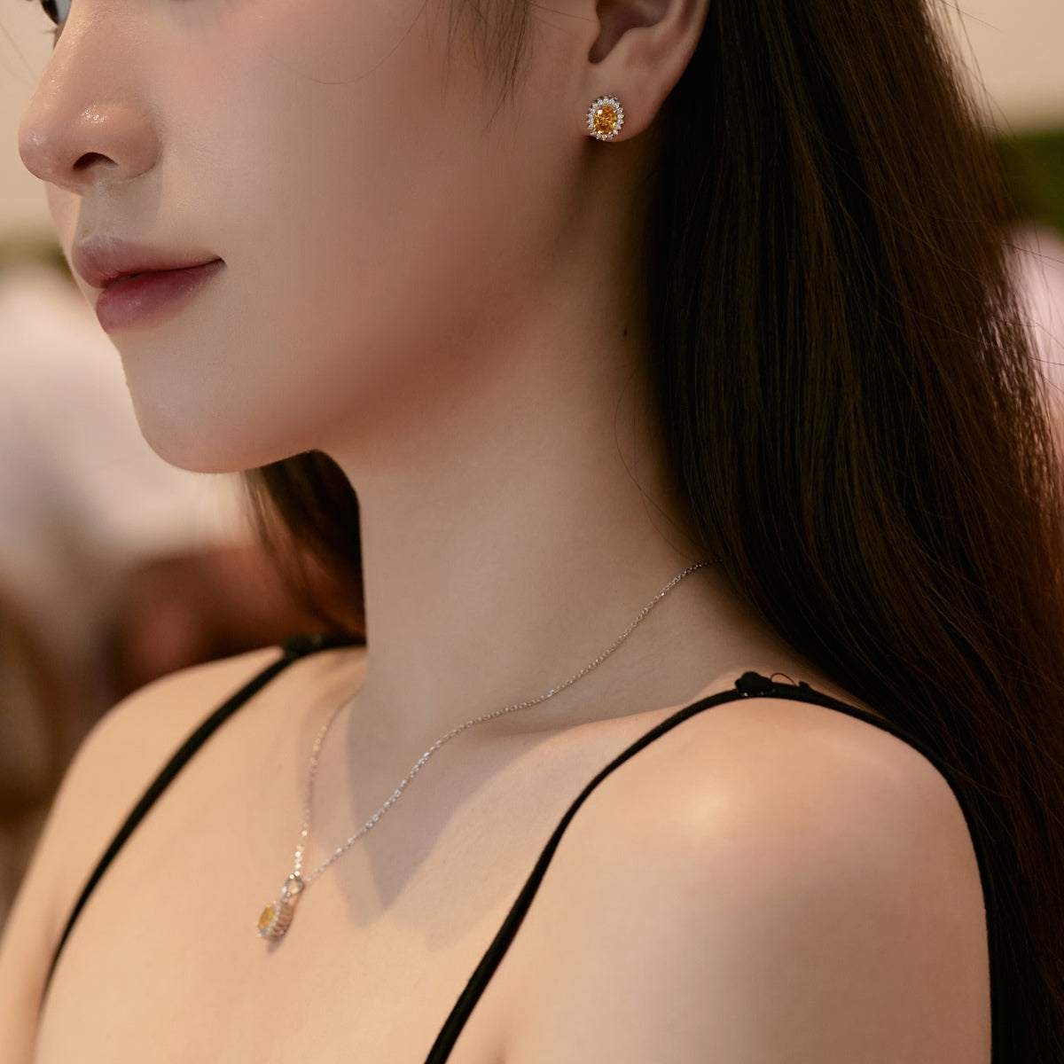 [Royal]Delicate Radiant Oval Cut Daily Earrings