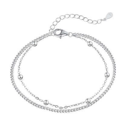 [Royal]Delicate Bead Double Layer Bracelet