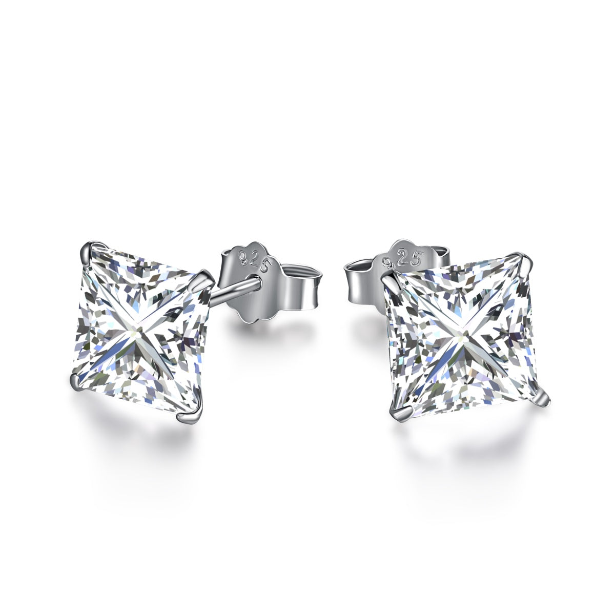 [Royal]Ornate Square Shape Earrings