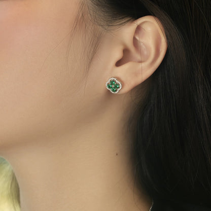 [Royal]Four-Leaf Clover Exquisite Earrings