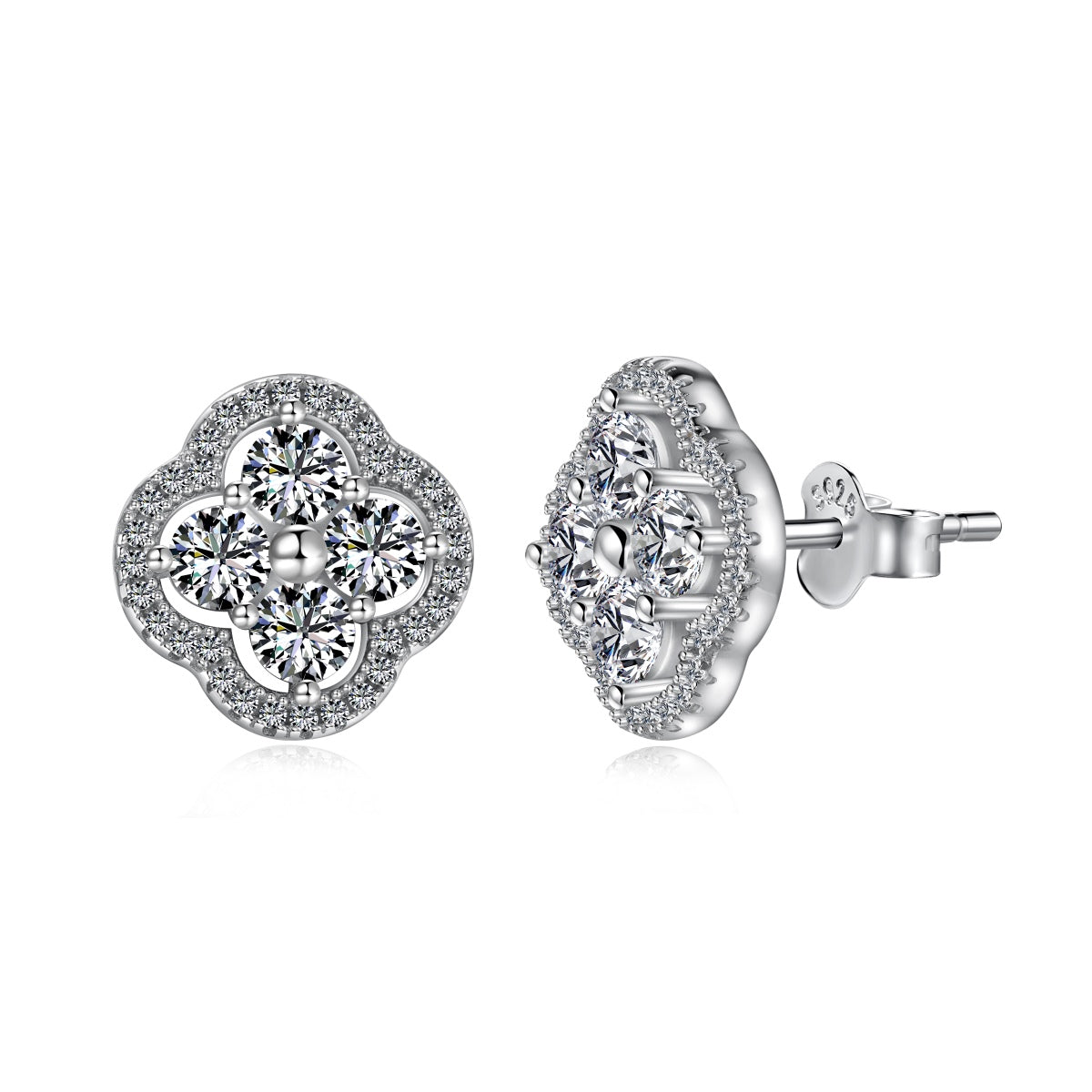 [Royal]Four-Leaf Clover Exquisite Earrings