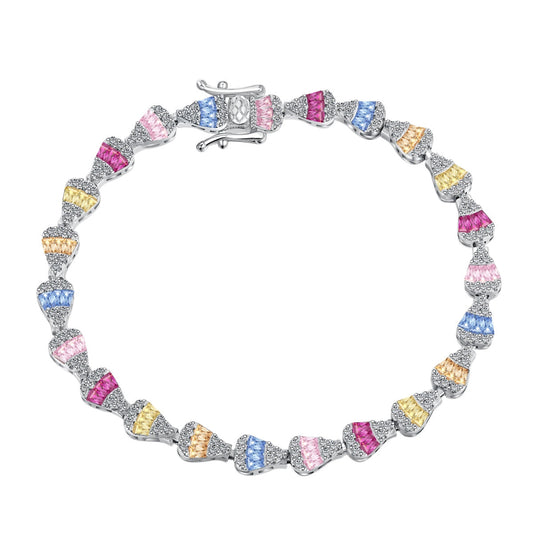 [Royal]Radiant Water Drop Shape Daily Bracelet