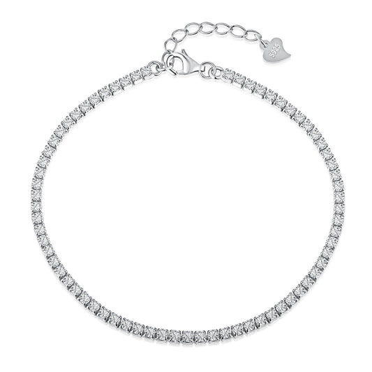 [Royal]Radiant Shinning Princess Cut Tennis Bracelet