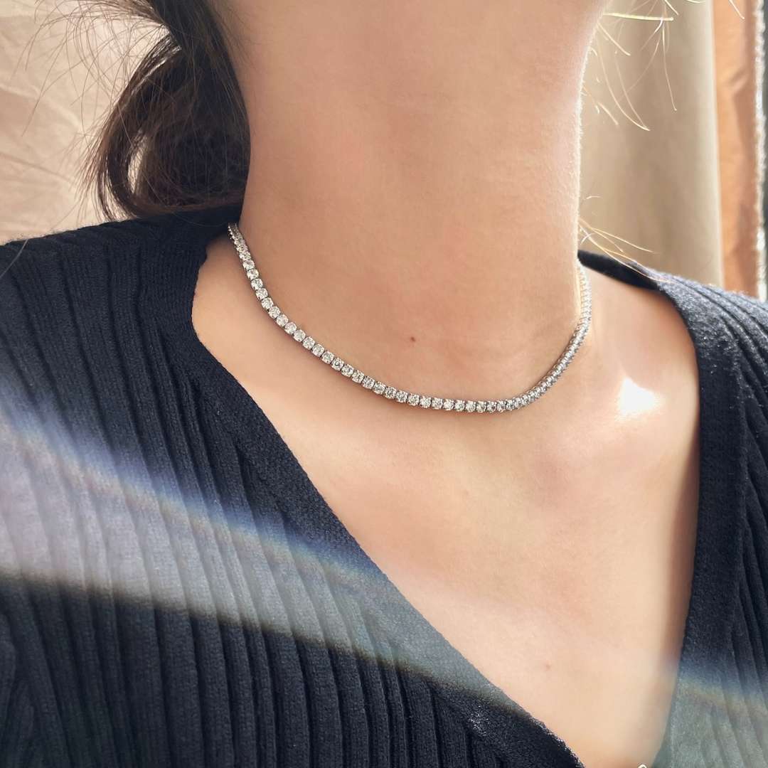 [Royal]Elegant Tennis Chain Necklace