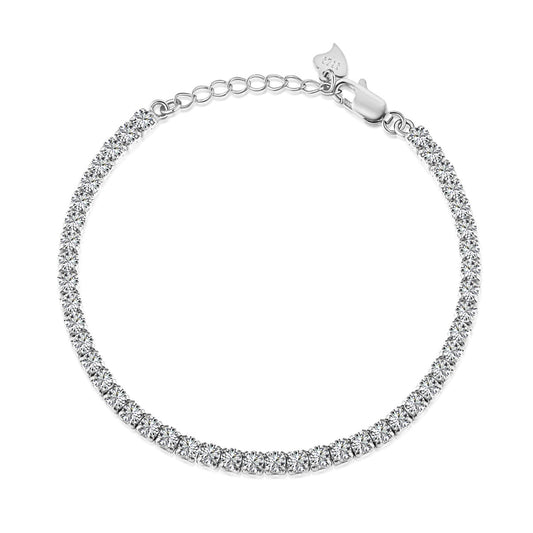 [Royal]Sparkling Round Cut Daily Bracelet