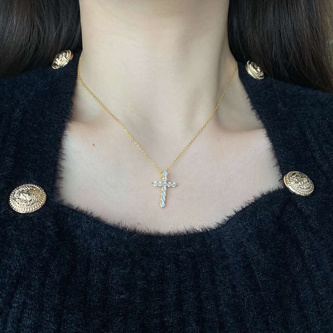 [Royal]Unique Cross Shape Necklace