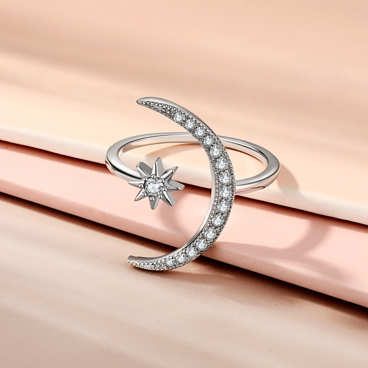 [Royal]Eternity Moon & Star Ring