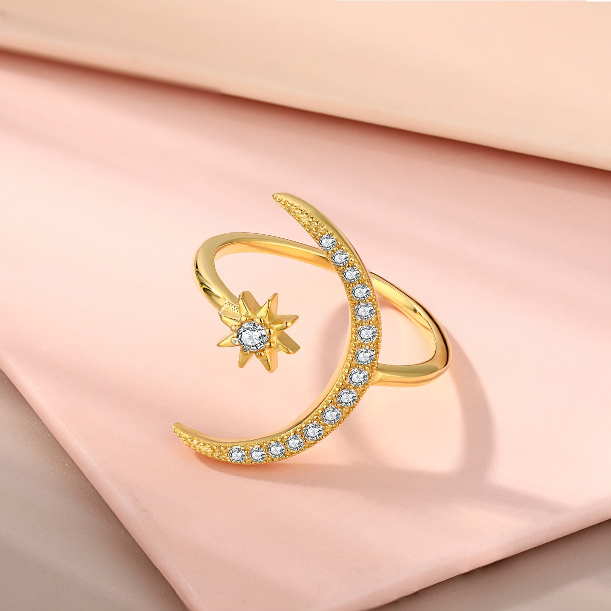 [Royal]Ewigkeitsring mit Mond und Stern