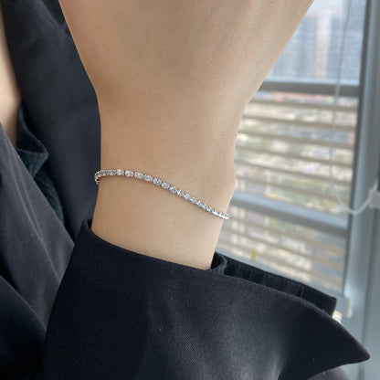 [Royal]Elegant Emerald Cut Daily Bracelet