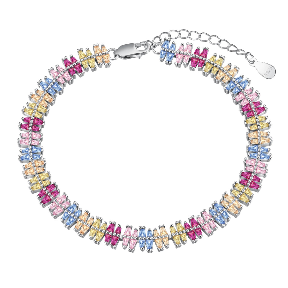 [Royal]Sparkling Exquisite Multi Cut Party Bracelet