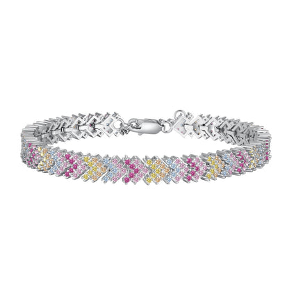 [Royal]Ornate Sparkling Round Cut Party Bracelet