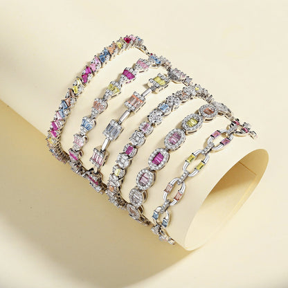 [Royal]Exquisite Ornate Emerald Cut Daily Bracelet