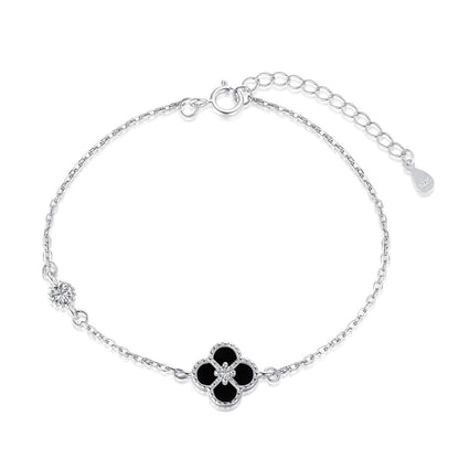 [Royal]Delicate Four Leaf Clover Bracelet