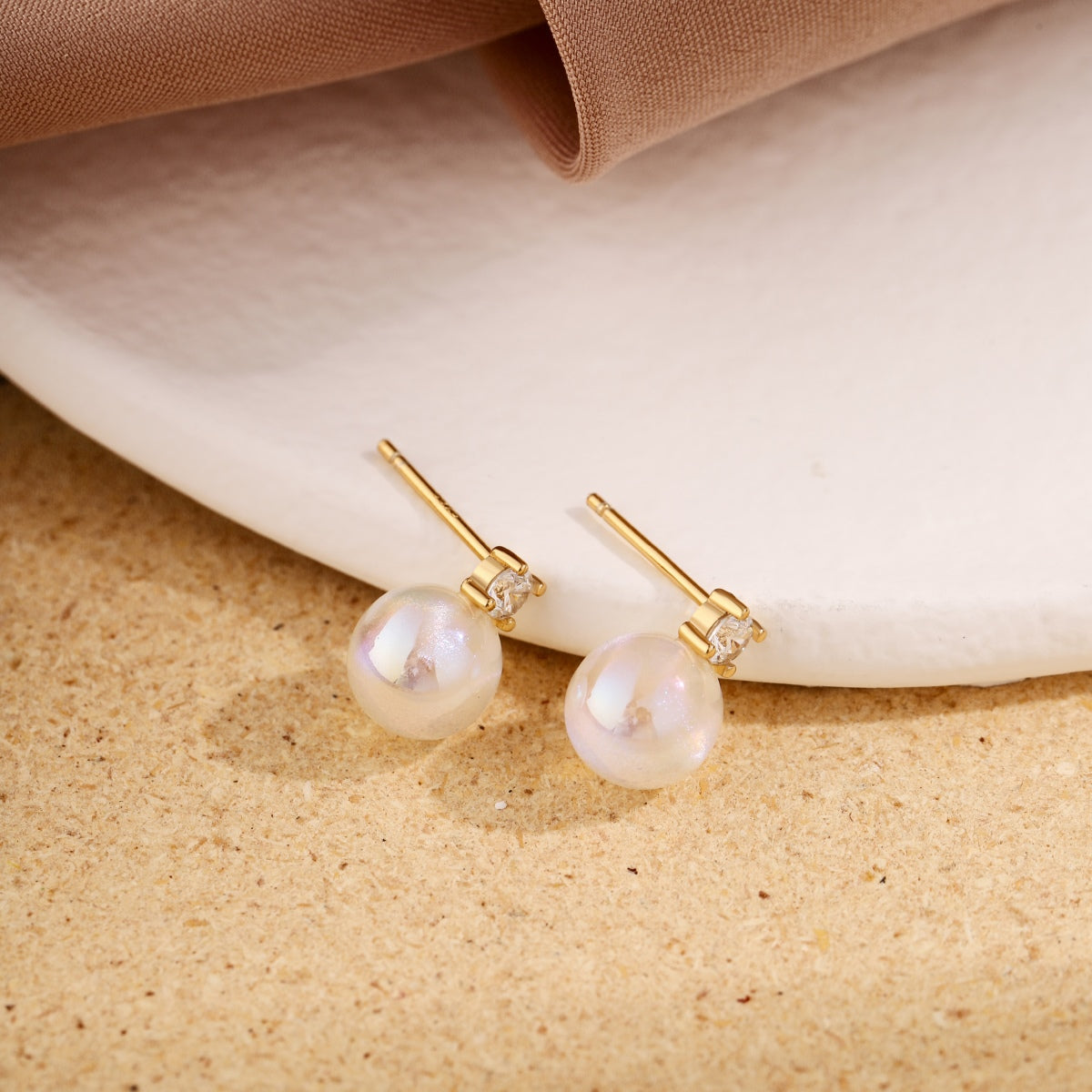 [Royal]Symphony Mermaid Pearl Earrings