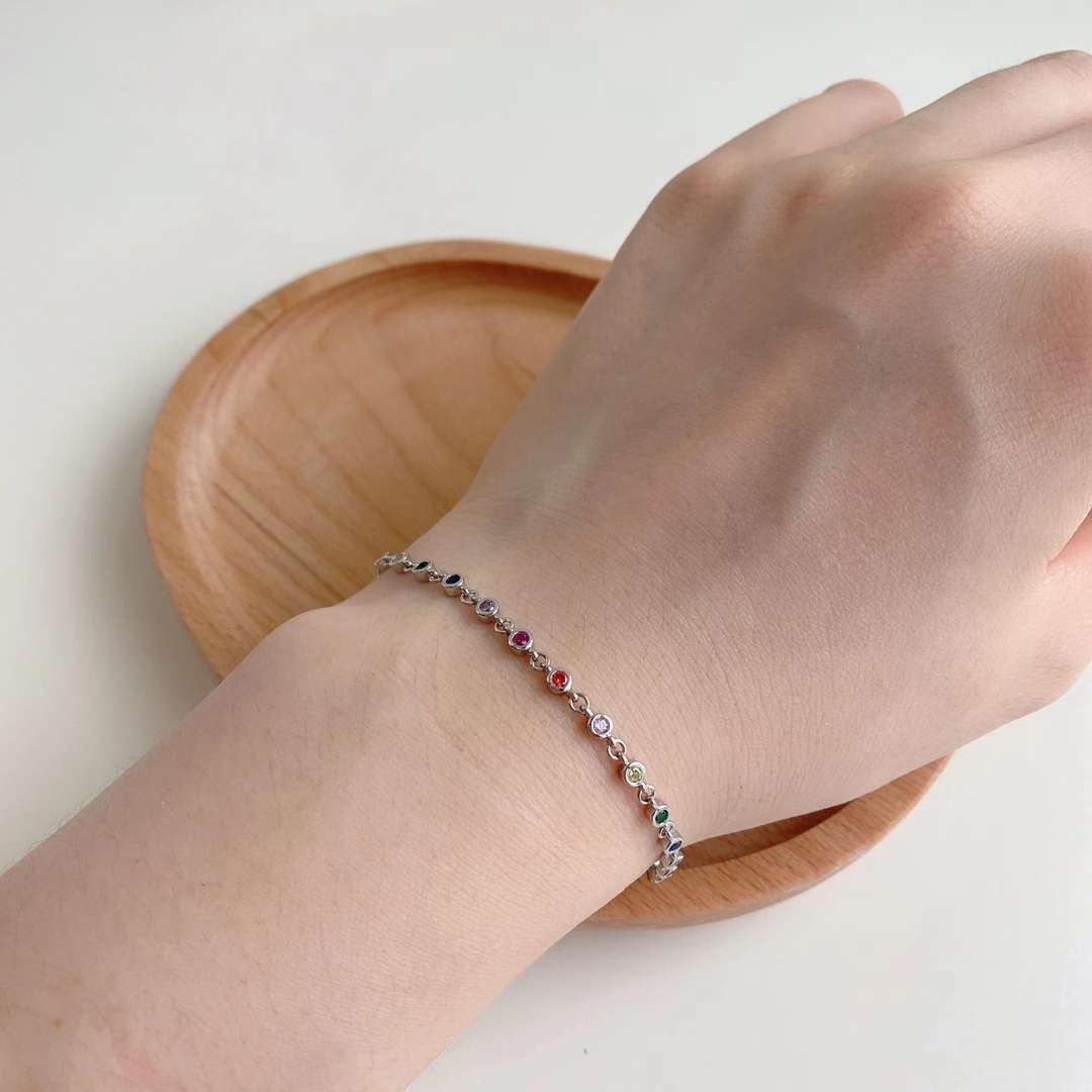 [Royal]Colorful Bead Array Bracelet