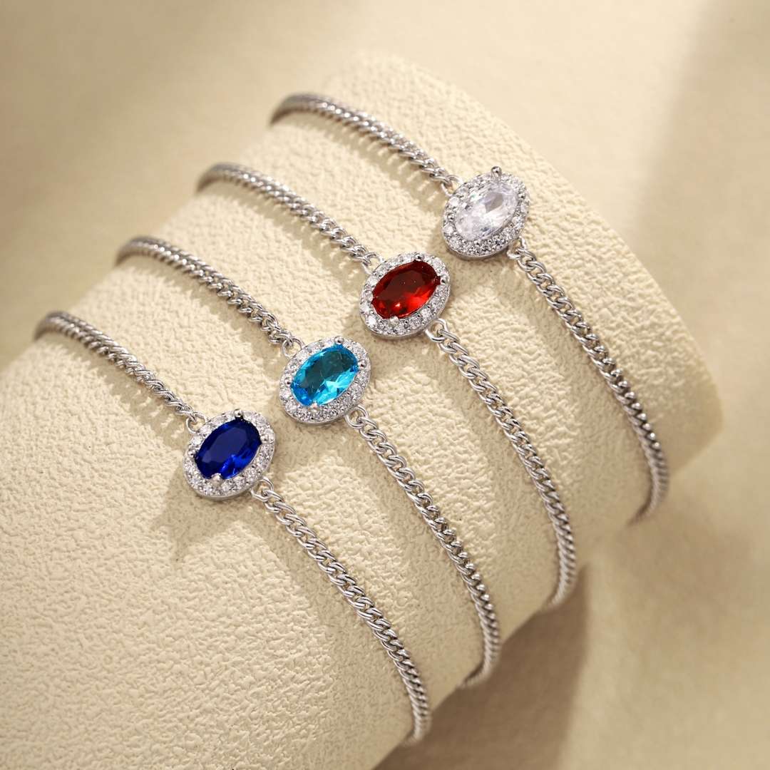 [Royal]Exquisite Oval Shape Bracelet