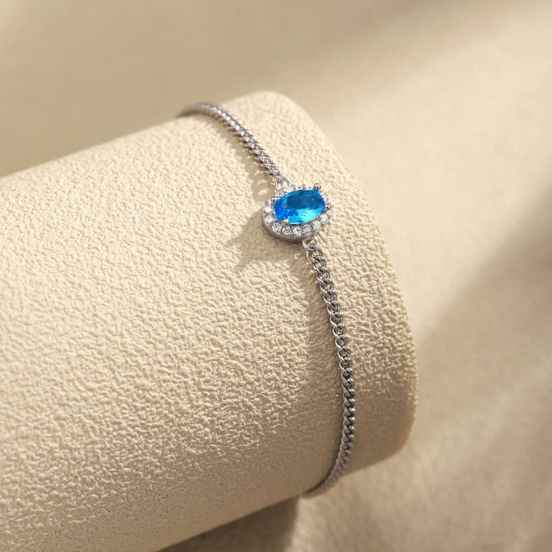 [Royal]Exquisite Oval Shape Bracelet