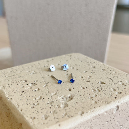 [Royal]Delicate Solitaire Earrings