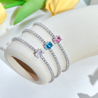 [Royal]0.75 Carat Exquisite Oval Cut Daily Bracelet