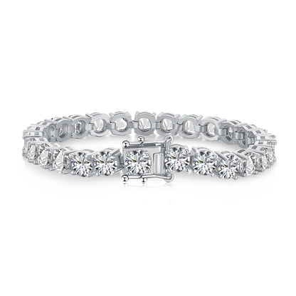 [Royal]0.75 Carat Dazzling Round Cut Wedding Bracelet