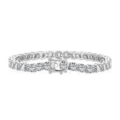 [Royal]Ornate Sparkling Round Cut Wedding Bracelet