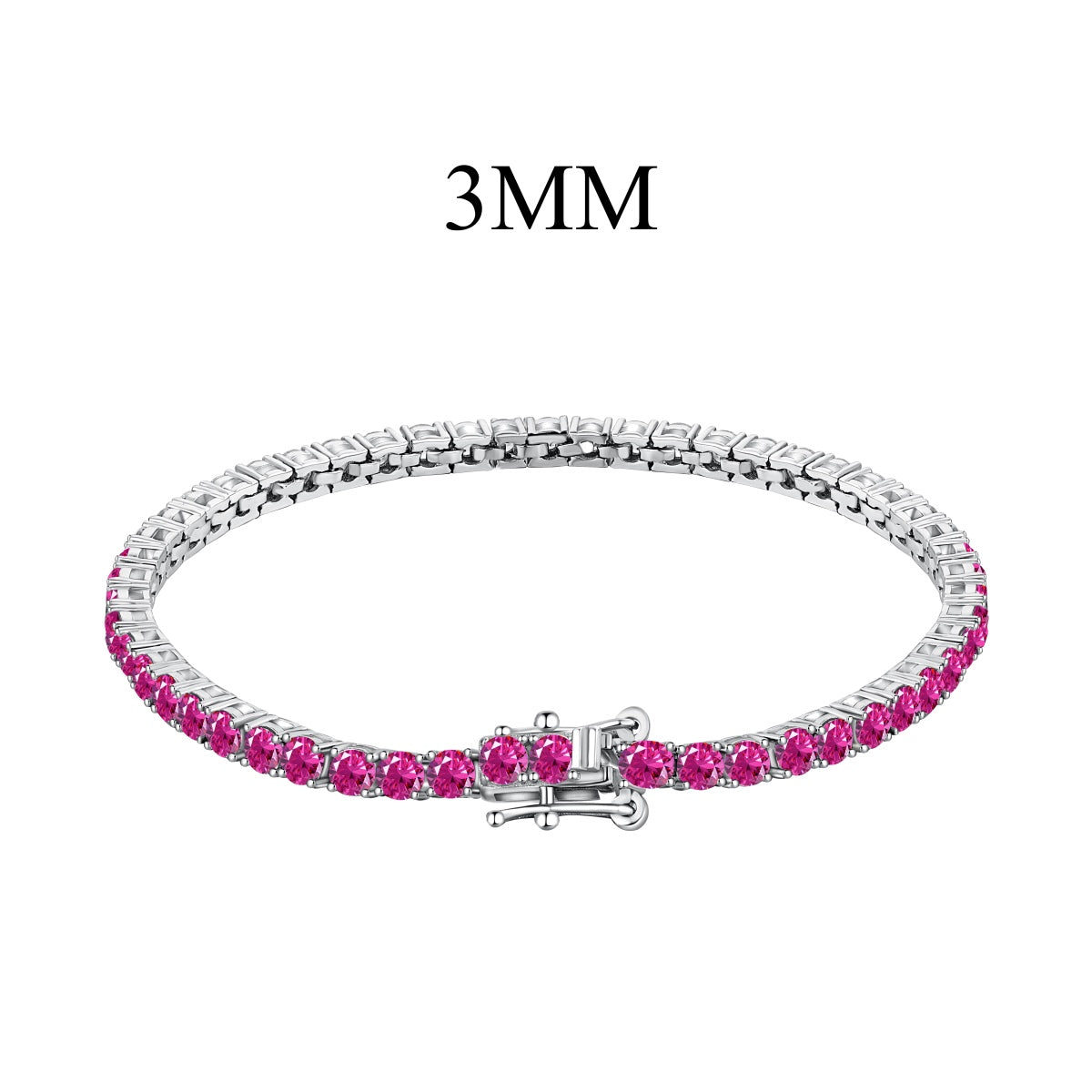 [Royal]Radiant Colorful Round Cut Party Bracelet