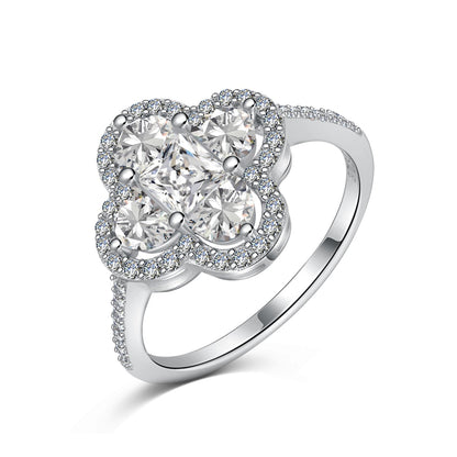 [Royal]Luxurious Eternity Flower Shape Banquet Ring