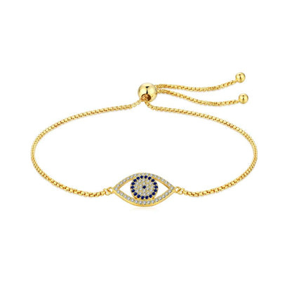 [Royal]Dazzling Eye Shape Necklace