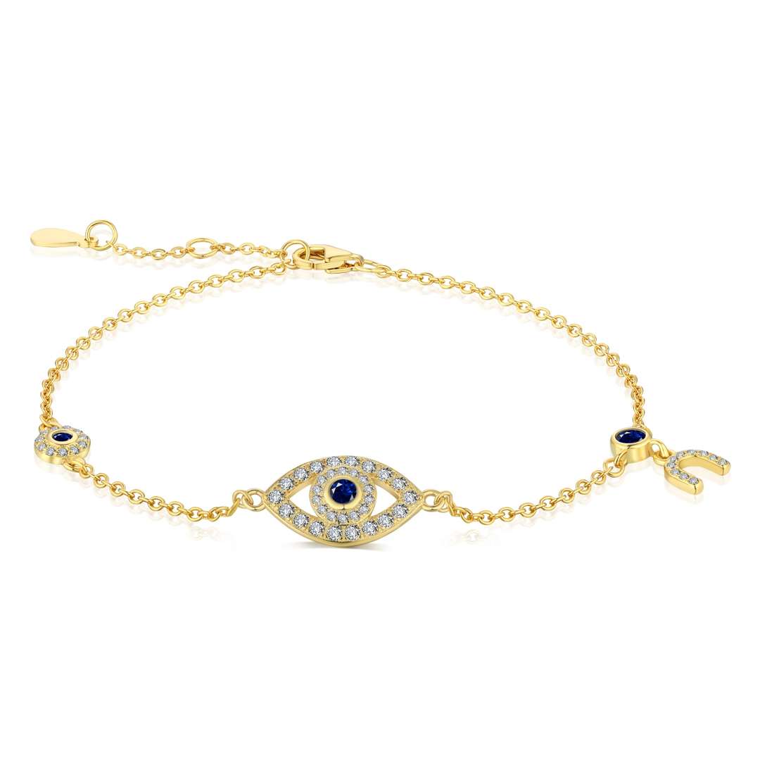 [Royal]Dainty Eye Shape Necklace