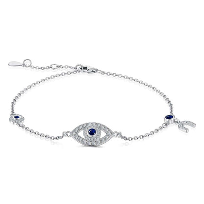 [Royal]Dainty Eye Shape Necklace