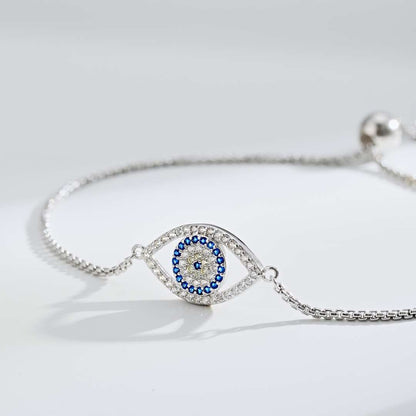 [Royal]Dazzling Eye Shape Necklace