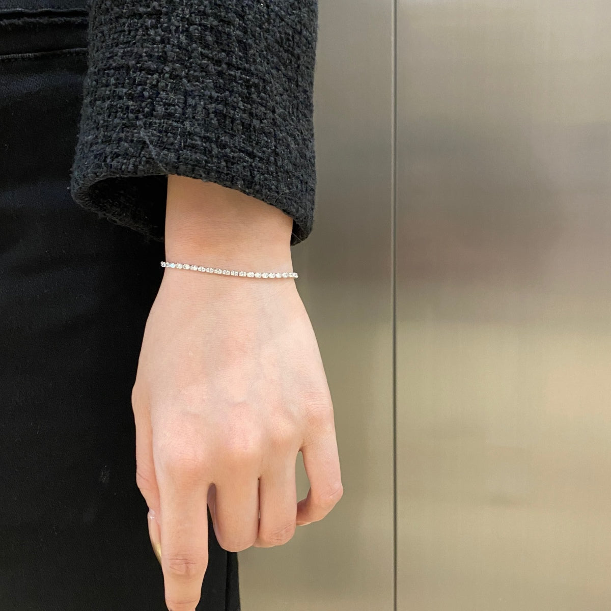 [Royal]Elegant Emerald Cut Daily Bracelet