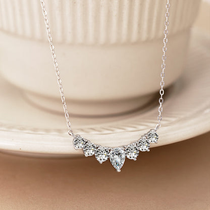 [Royal]Dainty Colorful Heart Necklace