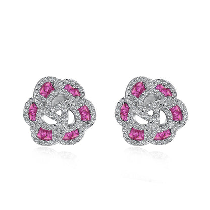 [Royal]Exquisite Flower Shape Daily Earrings