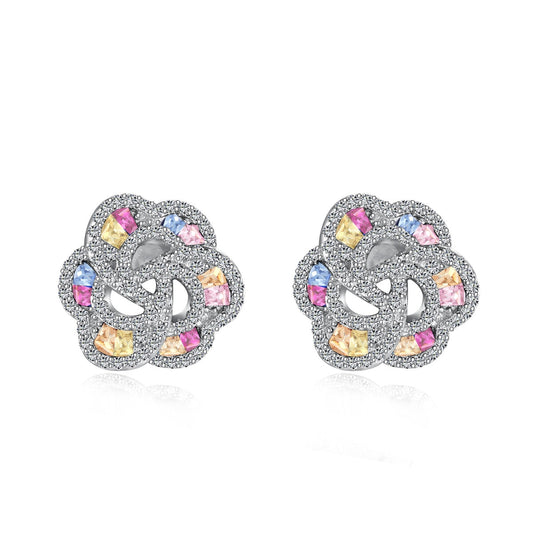 [Royal]Exquisite Flower Shape Daily Earrings