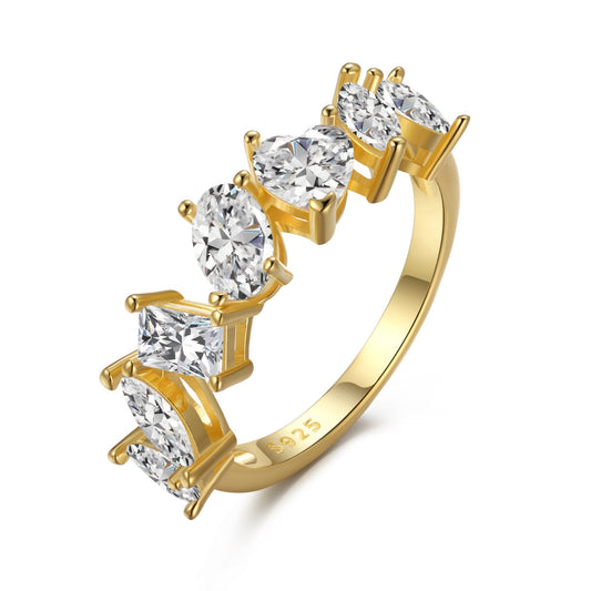 [Royal]Delicate Multi Cut Ring