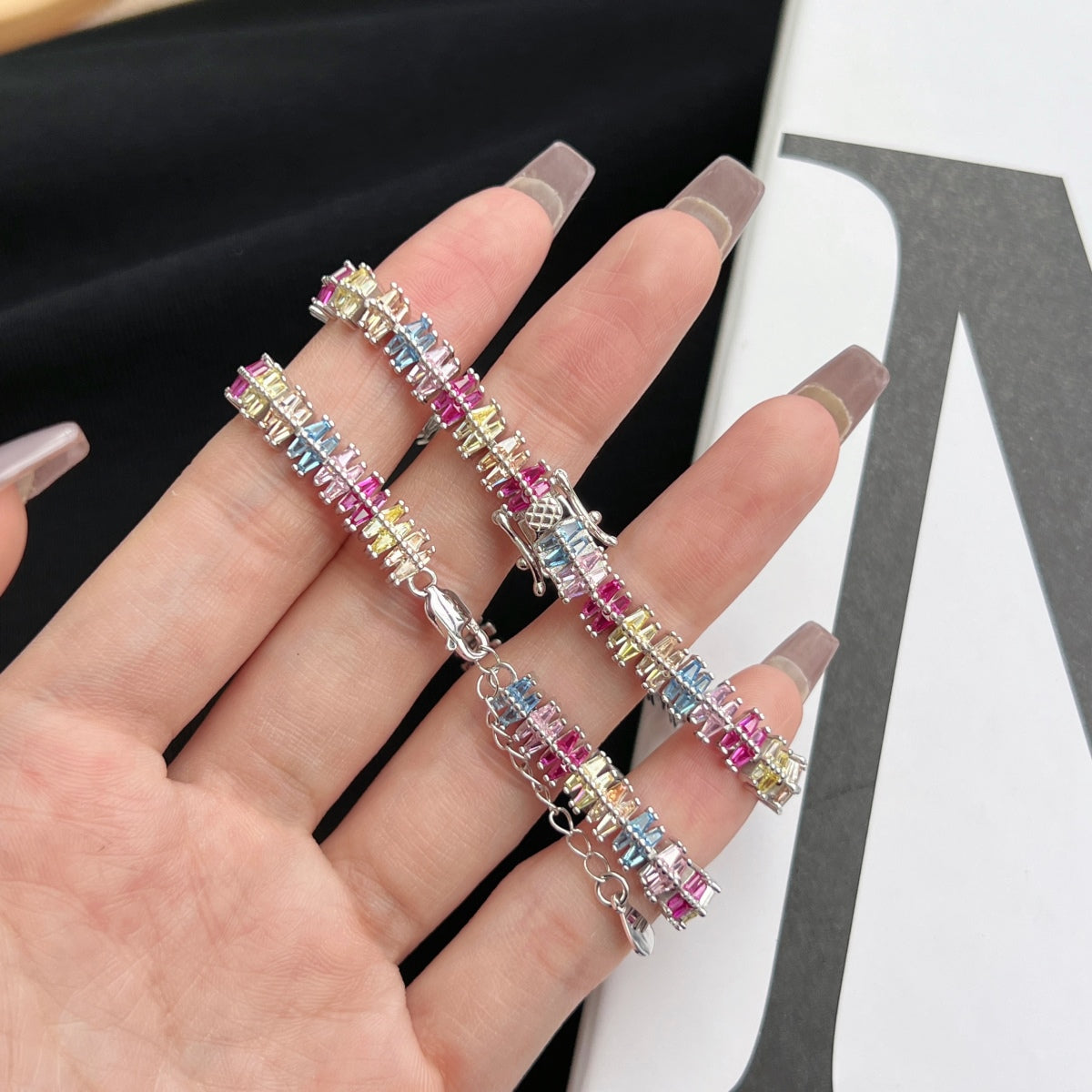 [Royal]Sparkling Exquisite Multi Cut Party Bracelet