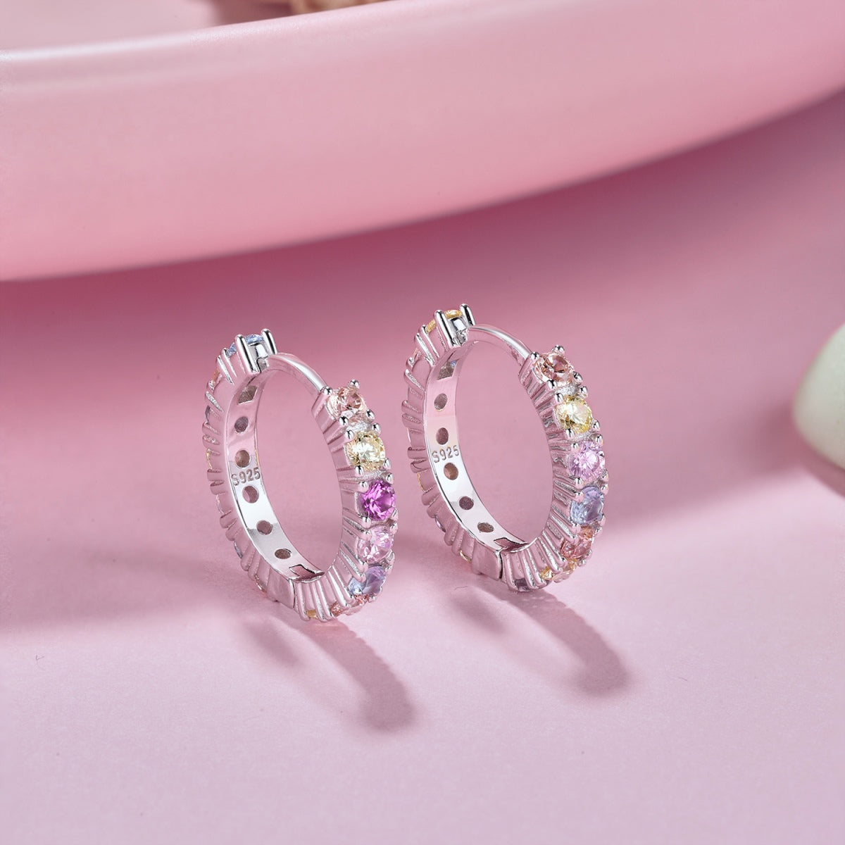 [Royal]Radiant Colorful Round Cut Earrings