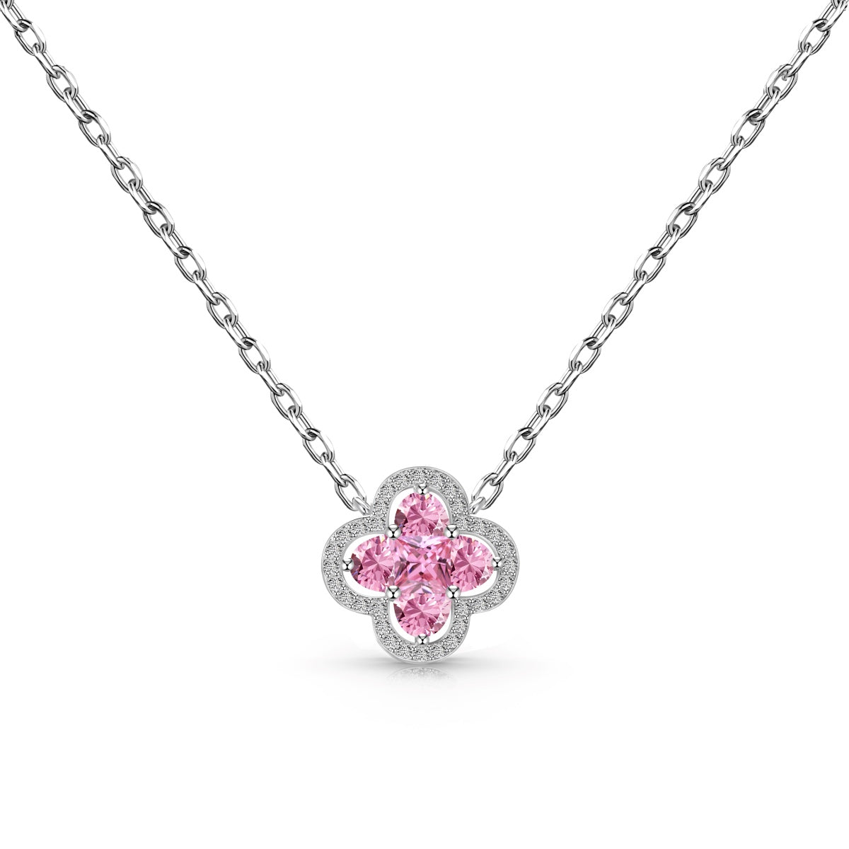 [Royal]Spliced Lucky Four-Leaf Clover Versatile Necklace