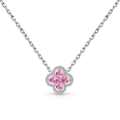 [Royal]Spliced Lucky Four-Leaf Clover Versatile Necklace