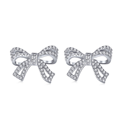 [Royal]Dainty Bow Shape Earrings