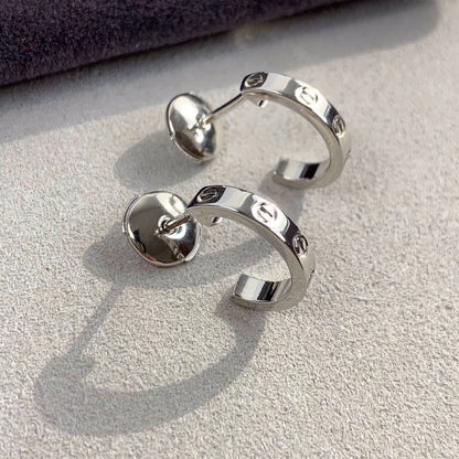 [Royal]LOVE EARRINGS 2.65MM SILVER