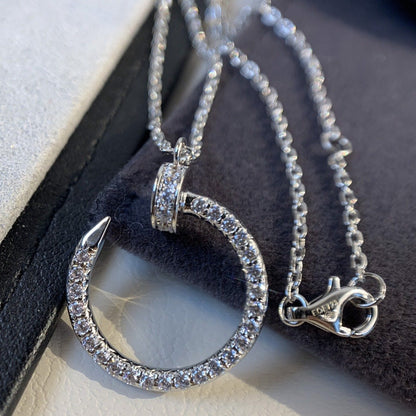 [Royal]JUSTE NECKLACE SILVER DIAMONDS