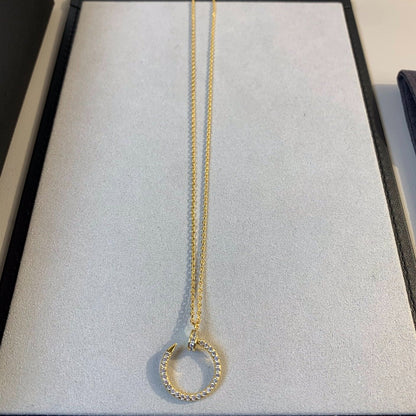 [Royal]JUSTE NECKLACE GOLD DIAMONDS