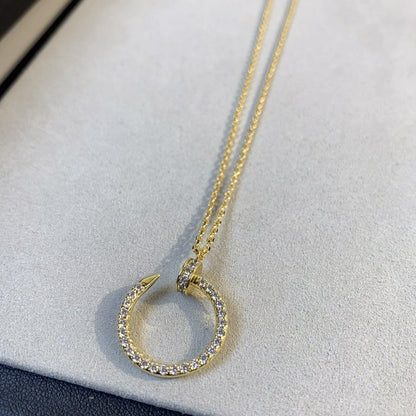 [Royal]JUSTE NECKLACE GOLD DIAMONDS