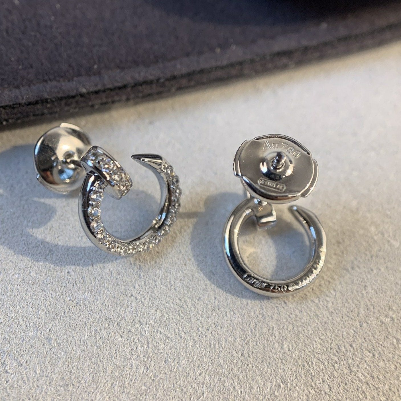 [Royal]JUSTE EARRINGS SILVER DIAMONDS